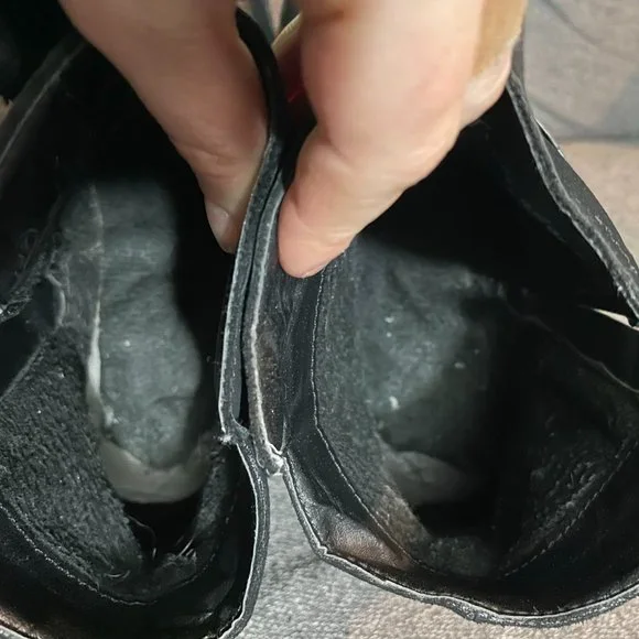 Multi-textured black booties - Picture 15 of 16